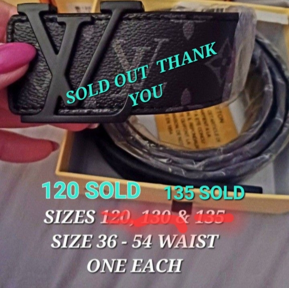 🔥💖 VARIETY OF BRAND NEW BELTS, 1 EACH, EUROPEAN SIZE 100-140, 30-52